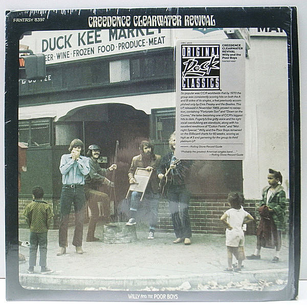 レコードメイン画像：シュリンク美品!! CREEDENCE CLEARWATER REVIVAL [CCR] Willy And The Poor Boys (Fantasy／US ORC盤 4515) Down On The Corner ほか