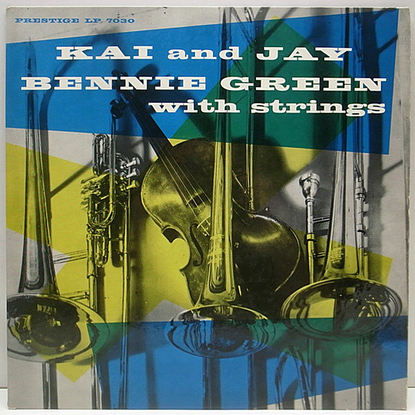 レコードメイン画像：良好!! 1st NYC, MONO 深溝 USオリジナル KAI WINDING & J.J. JOHNSON [Kai And Jay] BENNIE GREEN With Strings (Prestige 7030)