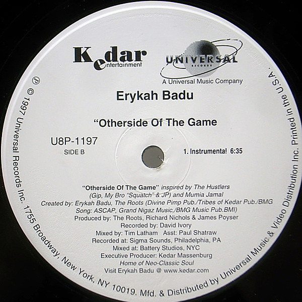 Erykah Badu Baduizm 1997 1stプレス