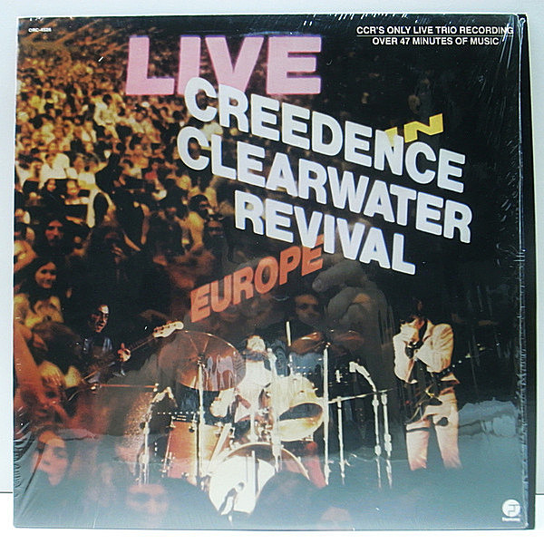 レコードメイン画像：シュリンク美品!! CREEDENCE CLEARWATER REVIVAL [CCR] Live In Europe (Fantasy／US ORC盤 4526) ヨーロッパ公演を収めた初のライブ盤