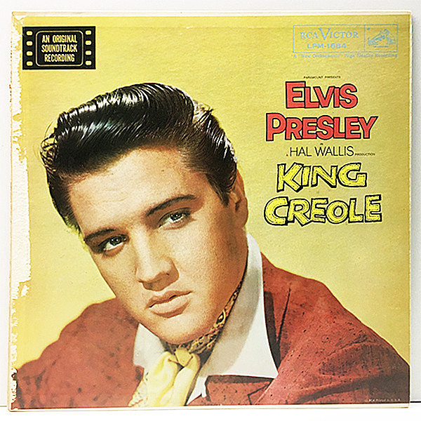 レコードメイン画像：稀少 US 完全オリジナル【NEW ORTHOPHONIC中央表記】美盤!! ELVIS PRESLEY King Creole 闇に響く声 ('58 RCA) 3Sマト MONO 深溝 初回プレス