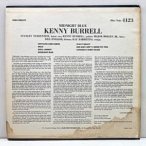 KENNY BURRELL / Midnight Blue (LP) / Blue Note | WAXPEND RECORDS