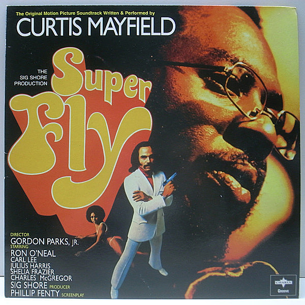 レコードメイン画像：GANG STARRネタ 美品!! UKプレス CURTIS MAYFIELD Superfly ('94 Charly) Freddie's Dead 収録 SAMPLING レアグルーヴ・クラシック LP