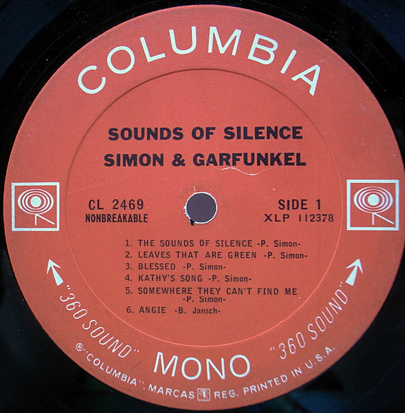 Simon & Garfunkel Sounds of Silence レコード Simon & Garfunkel – Sounds Of Silence – Vinyl (LP, Album