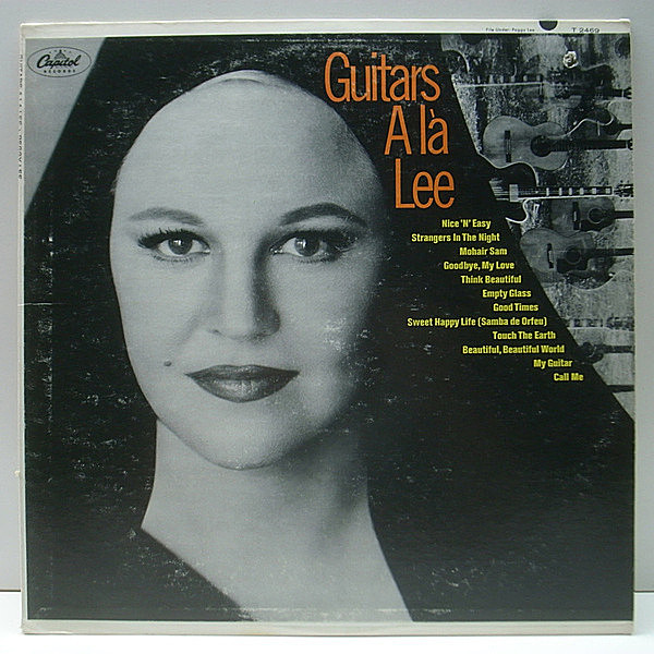 レコードメイン画像：良品!! MONO 初版 虹ラベル USオリジナル PEGGY LEE Guitars Ala Lee ('66 Capitol) 編曲 Billy May, Bob Bain モノラル LP