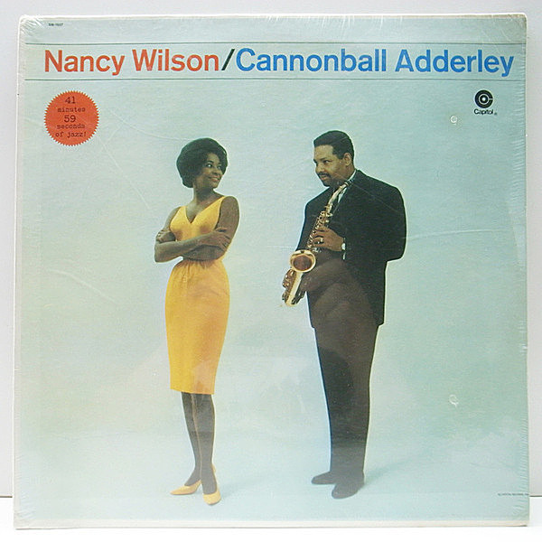 レコードメイン画像：シールド未開封!! US盤 NANCY WILSON / CANNONBALL ADDERLEY QUINTET (Capitol) キャノンボール率いるコンボとの共演アルバム