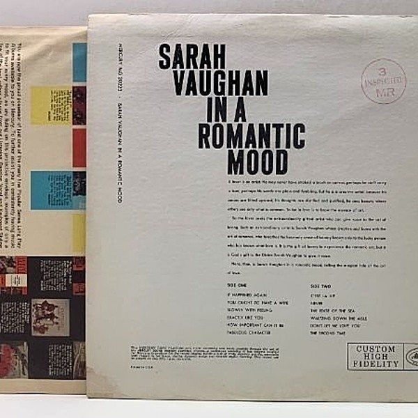 【洋楽レコード】 Mood in Romantic ムード・イン・ロマンチック 洋楽レコード】 Mood in Romantic ムード・イン・ロマンチック
