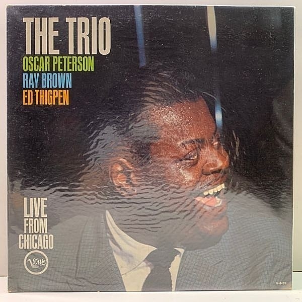 レコードメイン画像：レアな極美盤!! 米 MONO モノラル OSCAR PETERSON The Trio : LIVE From CHICAGO ('61 Verve) 黄金トリオでの傑作ライヴ！US初期プレス LP