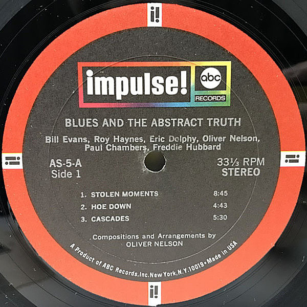OLIVER NELSON / The Blues And The Abstract Truth (LP OLIVER NELSON / The Blues And The Abstract Truth (LP