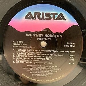 WHITNEY HOUSTON / Whitney (LP) / Arista | WAXPEND RECORDS
