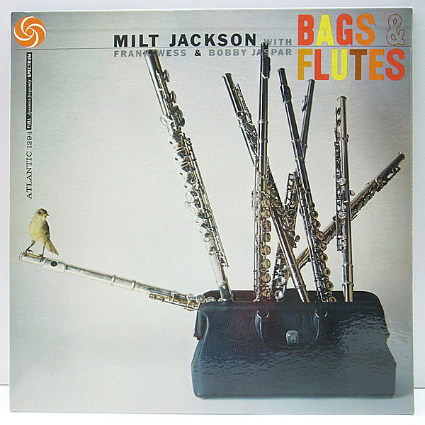 レコードメイン画像：良好品!! MONO 初版 黒銀ラベ 深溝 USオリジナル MILT JACKSON Bags & Flutes (Atlantic 1294) Bobby Jaspar, Frank Wess, Hank Jones ほか