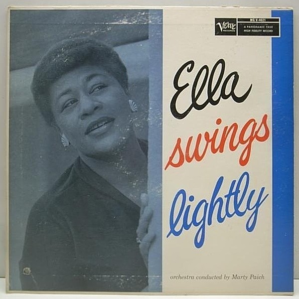 レコードメイン画像：MONO美盤 Orig ELLA FITZGERALD Swings Lightly / ジャズvo 好盤