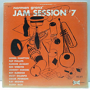 レコード画像：ROY ELDRIDGE / DIZZY GILLESPIE / BEN WEBSTER / OSCAR PETERSON / Norman Granz' Jam Session #7