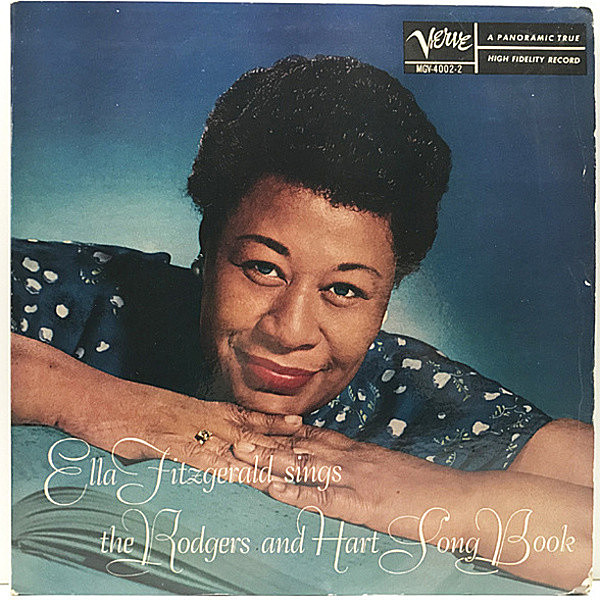 レコードメイン画像：レアな美盤!! MONO 初版 橙ラベル 深溝 USオリジナル ELLA FITZGERALD Sings The Rodgers And Hart Song Book ('56 Verve) 2Lp モノラル