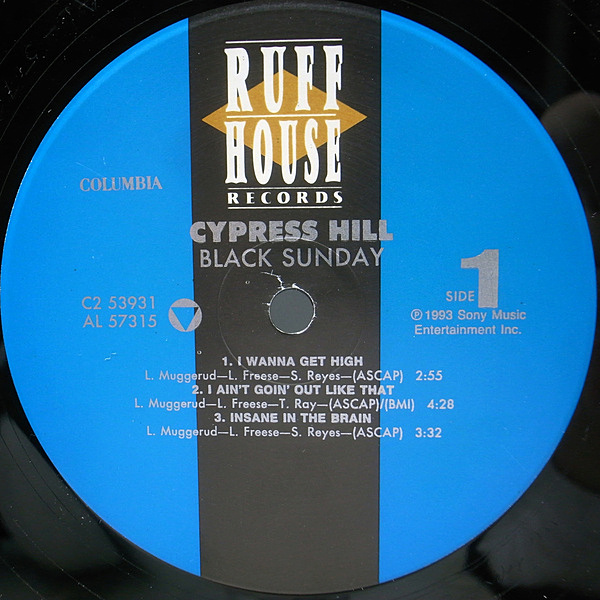 CYPRESS HILL / Black Sunday (LP) / Ruffhouse | WAXPEND RECORDS