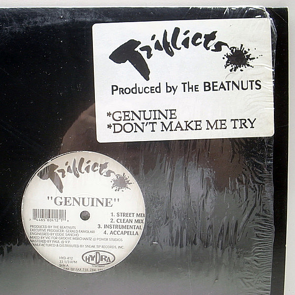 レコードメイン画像：CATALYSTネタ シュリンク美品!! 12インチ オリジナル TRIFLICTS Genuine / Don't Make Me Try ('96 Hydra) 唯一作 BEATNUTS N.Y.アンダー