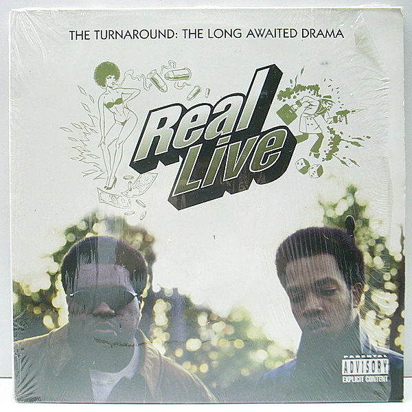 レコードメイン画像：AWBネタ シュリンク良品 2LP USオリジナル REAL LIVE The Turnaround The Long Awaited Drama ('96 Big Beat) 唯一作 MARLEY MARL SAMPLING