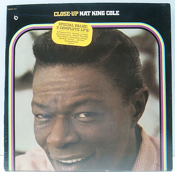 レコードメイン画像：【キングの名唱をたっぷり20曲】美盤!! DUOPHONIC 虹ラベル NAT KING COLE Close Up ('69 Capitol DWBB-252) 2LP