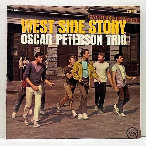 レコードメイン画像：良好!! コーティング仕様 USオリジナル OSCAR PETERSON TRIO West Side Story ('62 Verve V6-8454) w/ Ray Brown Ed Thigpen 黄金トリオ