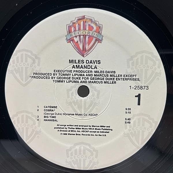 MILES DAVIS / Amandla (LP) / Warner Bros. | WAXPEND RECORDS