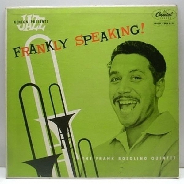 レコードメイン画像：良盤!! ターコイズ Orig. FRANK ROSOLINO Frankly Speaking 完品