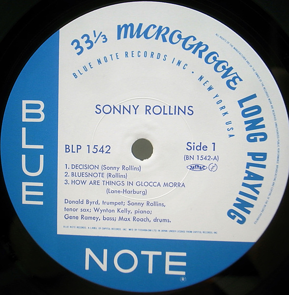 SONNY ROLLINS / Sonny Rollins Volume 1 (LP) / Blue Note | WAXPEND