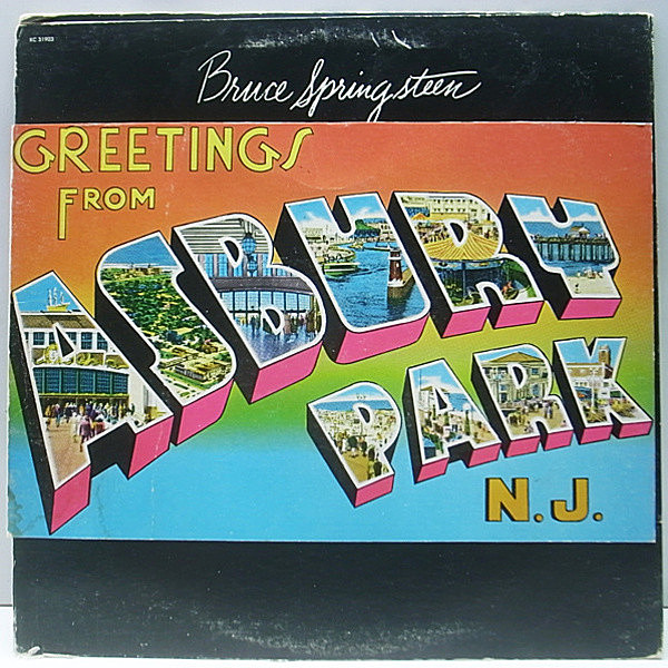 レコードメイン画像：美盤!! 初回 KC規格 USオリジナル BRUCE SPRINGSTEEN Greetings From Asbury Park, N.J. ('73 Columbia) 1st デビュー