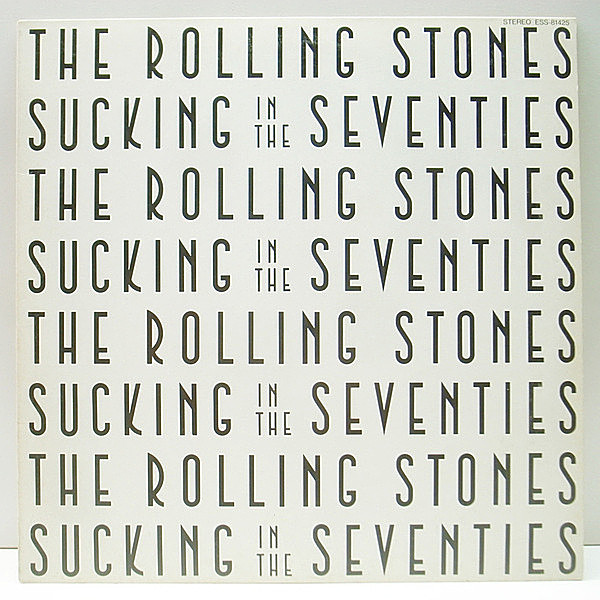 レコードメイン画像：美盤!! [解説・歌詞シート] 国内 初版 オリジナル ローリング・ストーンズ／サッキング・イン・ザ・70's ROLLING STONES Sucking ～ LP