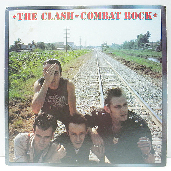 レコードメイン画像：良好!! 初版 FE規格 カスタムLbl. MASTERDISK刻印 USオリジナル THE CLASH Combat Rock ('82 Epic FE 37689) Rock The Casbah ほか