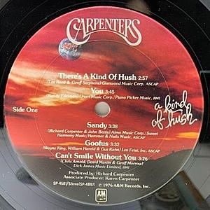 CARPENTERS / A Kind Of Hush (LP) / A&M | WAXPEND RECORDS