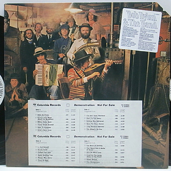 レコードメイン画像：激レア プロモ 全マト1A 2LP USオリジナル BOB DYLAN & THE BAND The Basement Tapes ('75 Columbia) THE BANDとのデモ・プライヴェート録音