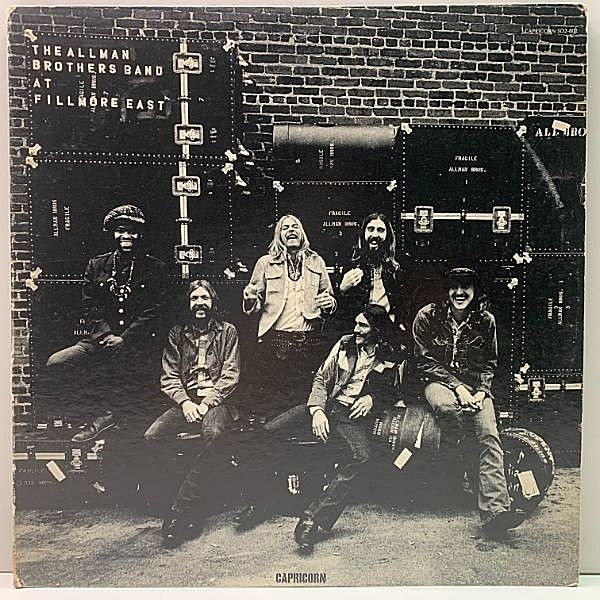 レコードメイン画像：極美盤!!【ATDK刻印／BROADWAY／PINKラベル】2LP 米 USオリジナル ALLMAN BROTHERS BAND At Fillmore East ('71 Capricorn SD 2-802)