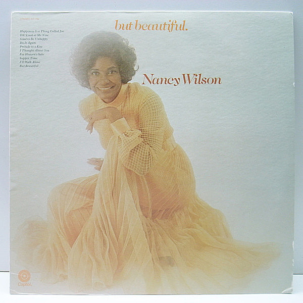 レコードメイン画像：【Hank Jones Quartetとの共演盤】美品 初版 橙ターゲット USオリジナル NANCY WILSON But Beautiful ('71 Capitol) Ron Carter ほか