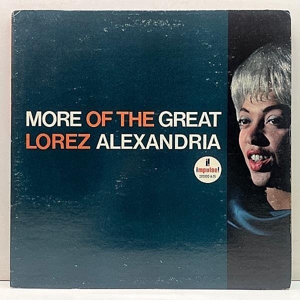レコードメイン画像：【w/WYNTON KELLY, JIMMY COBB】良好盤!! LOREZ ALEXANDRIA More Of The Great ～ (Impulse AS-76) US 緑グラデ 70'sプレス 見開きジャケ