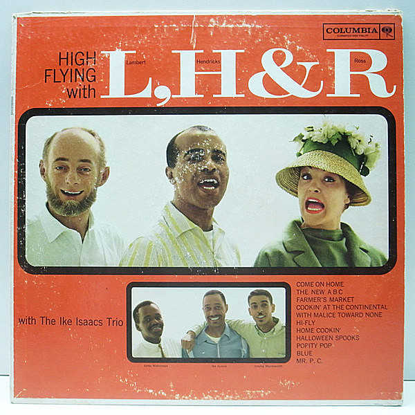レコードメイン画像：良好盤!! MONO 6eye 深溝 USオリジナル  LAMBERT, HENDRICKS & ANNIE ROSS ('62 Columbia CL 1675) モノラル 初回プレス Lp