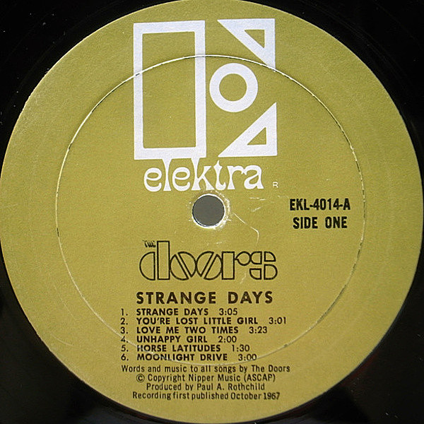 DOORS / Strange Days (LP) / Elektra | WAXPEND RECORDS
