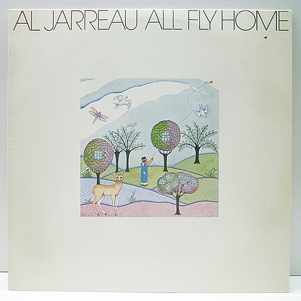 レコードメイン画像：【超稀少なパームツリー】USオリジナル TML刻印 AL JARREAU All Fly Home ('78 Warner Bros.) 91505リム 第3期バーバンク SOUL JAZZ 傑作盤