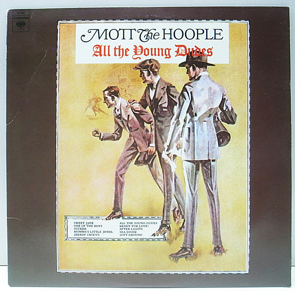 レコードメイン画像：DAVID BOWIE参加 美再生の良品!! USプレス MOTT THE HOOPLE All The Young Dudes ('75 Columbia) VELVET UNDERGROUND／Sweet Jane カヴァー