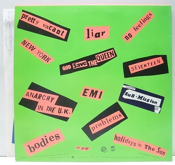SEX PISTOLS / Never Mind The Bollocks Here's (LP) / Warner