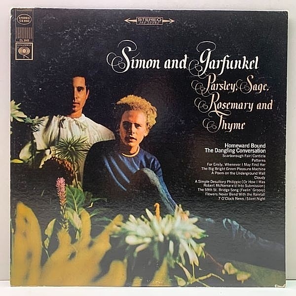 レコードメイン画像：1Aマト 初版 白抜き 360 2eye USオリジナル SIMON & GARFUNKEL Parsley, Sage, Rosemary And Thyme ('66 Columbia) 傑作3rd. 名曲満載