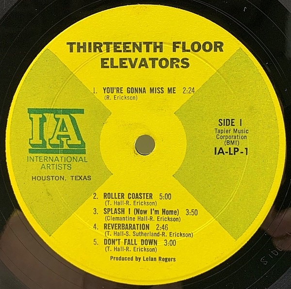 13TH FLOOR ELEVATORS / The Psychedelic Sounds Of The 13th Floor