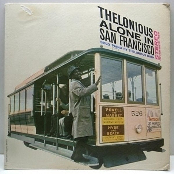 レコードメイン画像：US初期 THELONIOUS MONK Alone In San Francisco / 両溝 STEREO