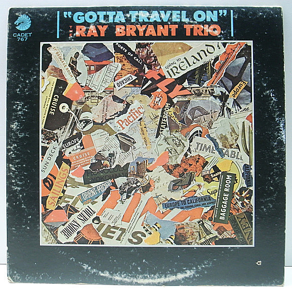 レコードメイン画像：USオリジナル MONO 初版 2トーン RAY BRYANT Gotta Travel On ('66 Cadet LP 767) アーシーな持ち味を存分に発揮したソウルジャズ作品