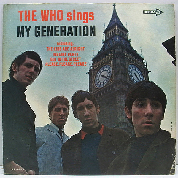 レコードメイン画像：美再生!! MONOジャケ＆レアラベル Orig. THE WHO My Generation