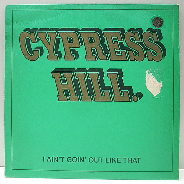 レコードメイン画像：美盤!! 12インチ EUROPE オリジナル CYPRESS HILL I Ain't Goin' Out Like That / Hits From The Bong ('93 Ruffhouse) REMIX サンプリング