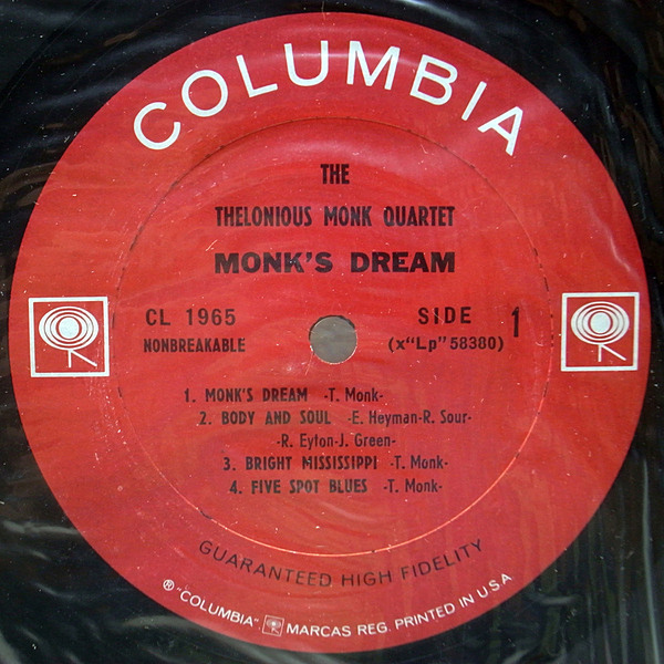 THELONIOUS MONK / Monk's Dream (LP) / Columbia | WAXPEND RECORDS