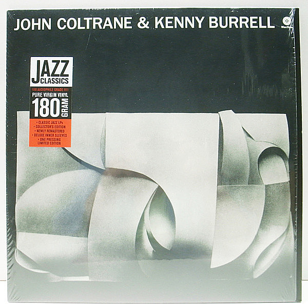 レコードメイン画像：【唯一のデュオ演奏が聴きもの】極美品 JOHN COLTRANE & KENNY BURRELL (LTD. Direct Metal Master) 180g 重量盤 アナログ LP