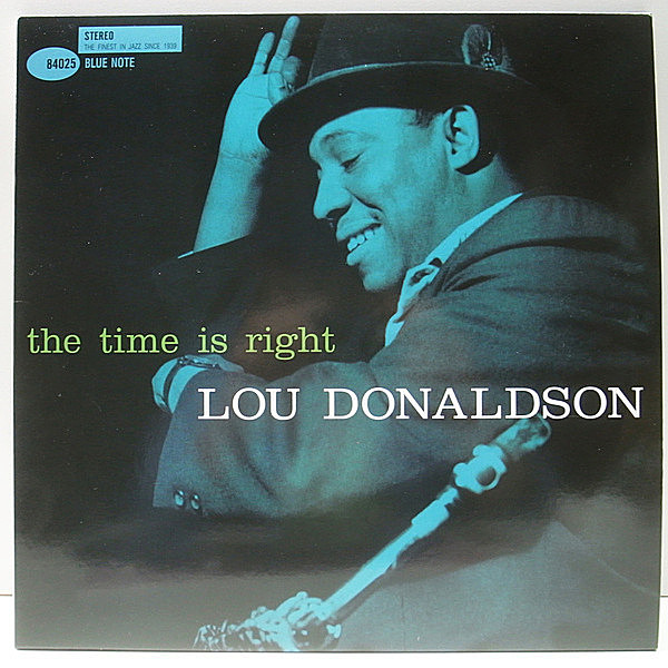レコードメイン画像：極美品 限定 45回転 2枚組 LOU DONALDSON The Time Is Right (Blue Note ST-84025) LTD, 45RPM 2LP 高音質 AUDIOPHILE