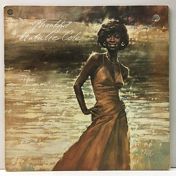 レコードメイン画像：USオリジナル NATALIE COLE Thankful ('77 Capitol) Lovers, La Costa, Keeping A Light など名曲満載！ナタリー・コール 名盤 Lp