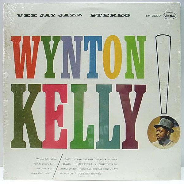 レコードメイン画像：レア SEALED 未開封!! オリジナル WYNTON KELLY (Vee Jay 3022) ピアノトリオ 名盤 PAUL CHAMBERS, SAM JONES, JIMMY COBB